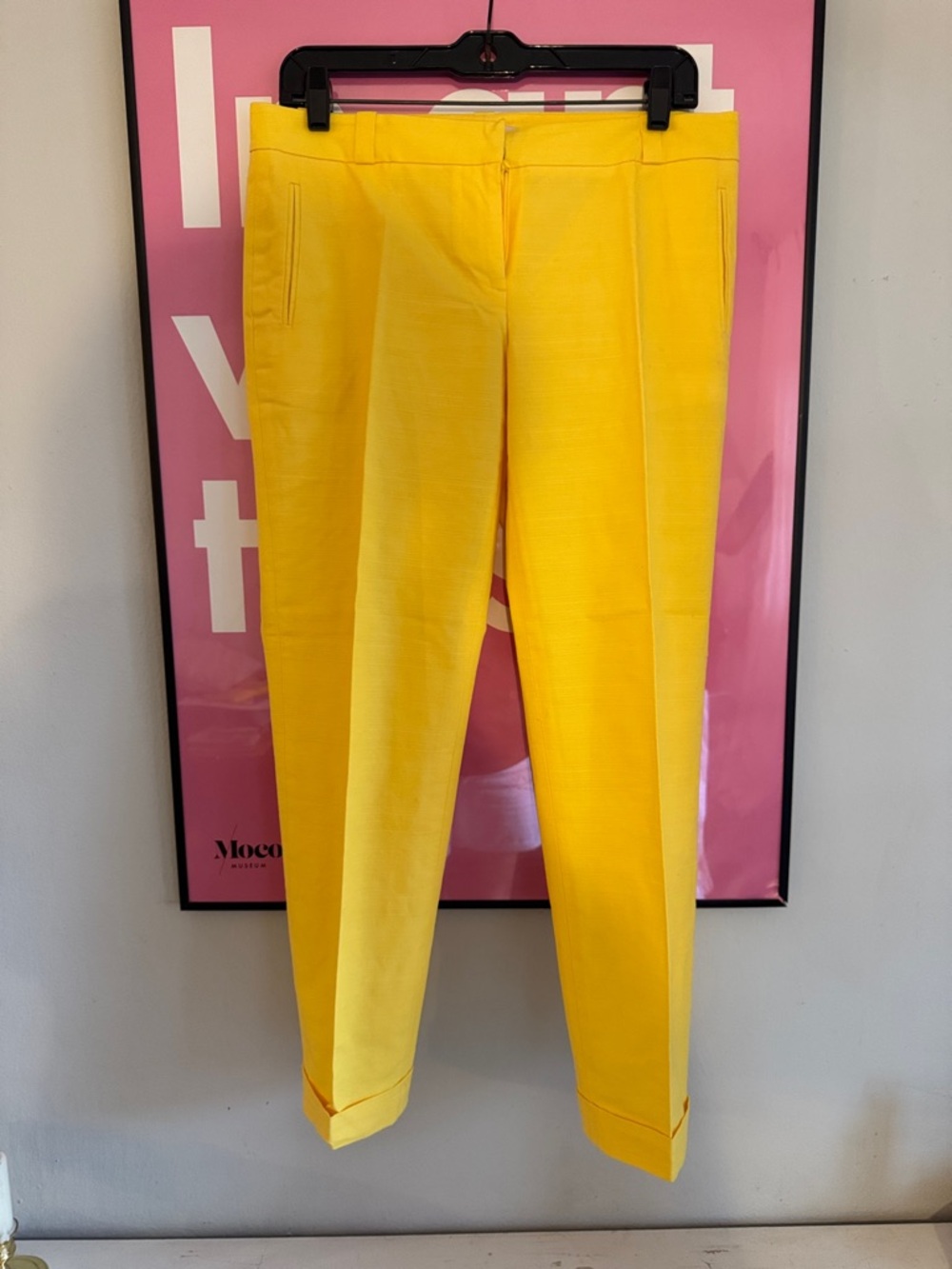 LOFT Yellow Textured Top